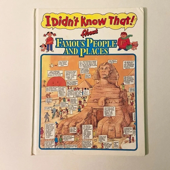 Vintage 90s Where Are They Book I Didnt Know That About Famous People and Places - Picture 1 of 16